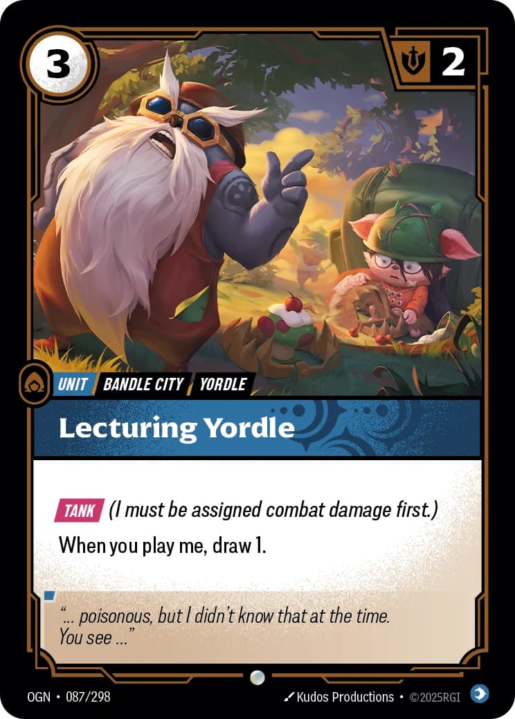 Lecturing Yordle