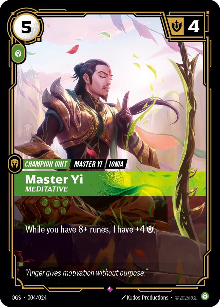 Yi, Meditative