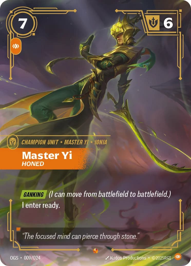 Yi, Honed
