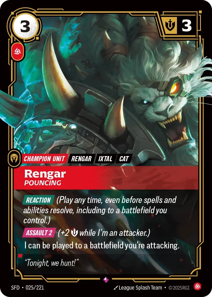 Rengar, Pouncing
