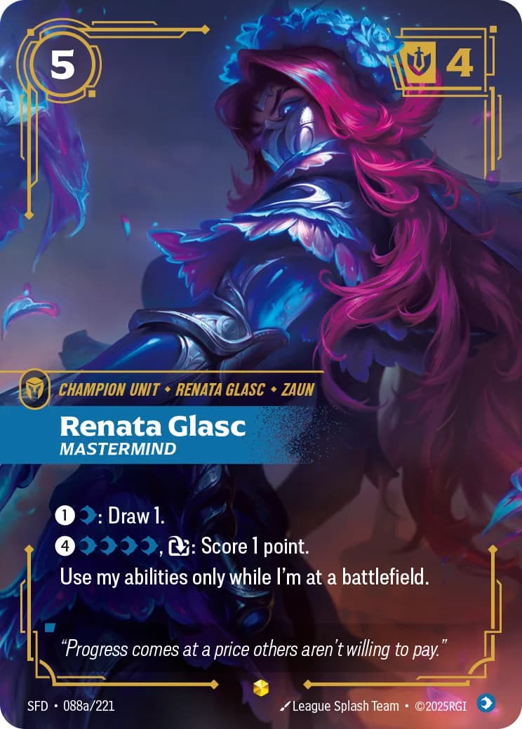Renata Glasc, Mastermind