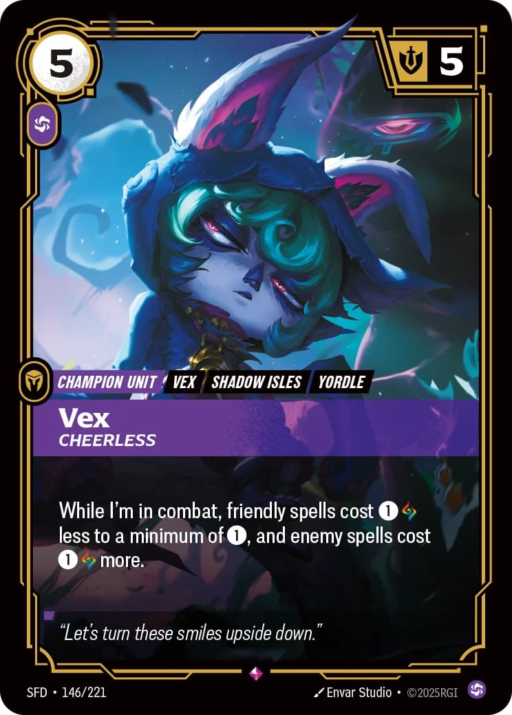Vex, Cheerless