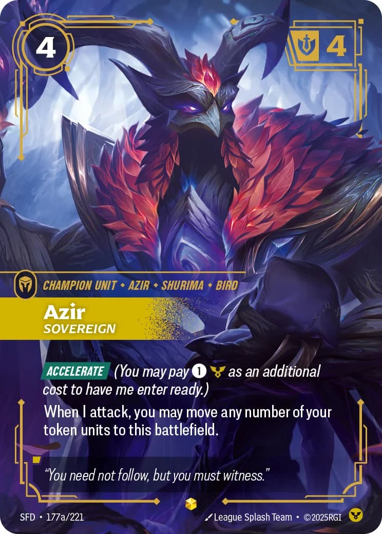 Azir, Sovereign