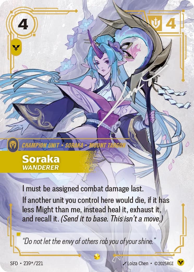 Soraka, Wanderer