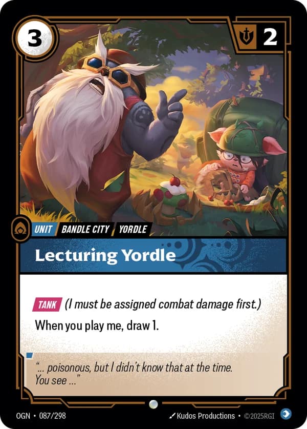 Lecturing Yordle